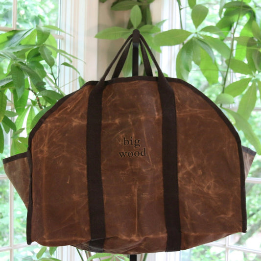 Big Wood Waxed Log Carrier