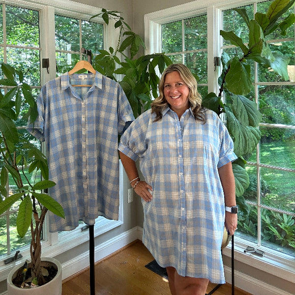 Picnic Blues Dress