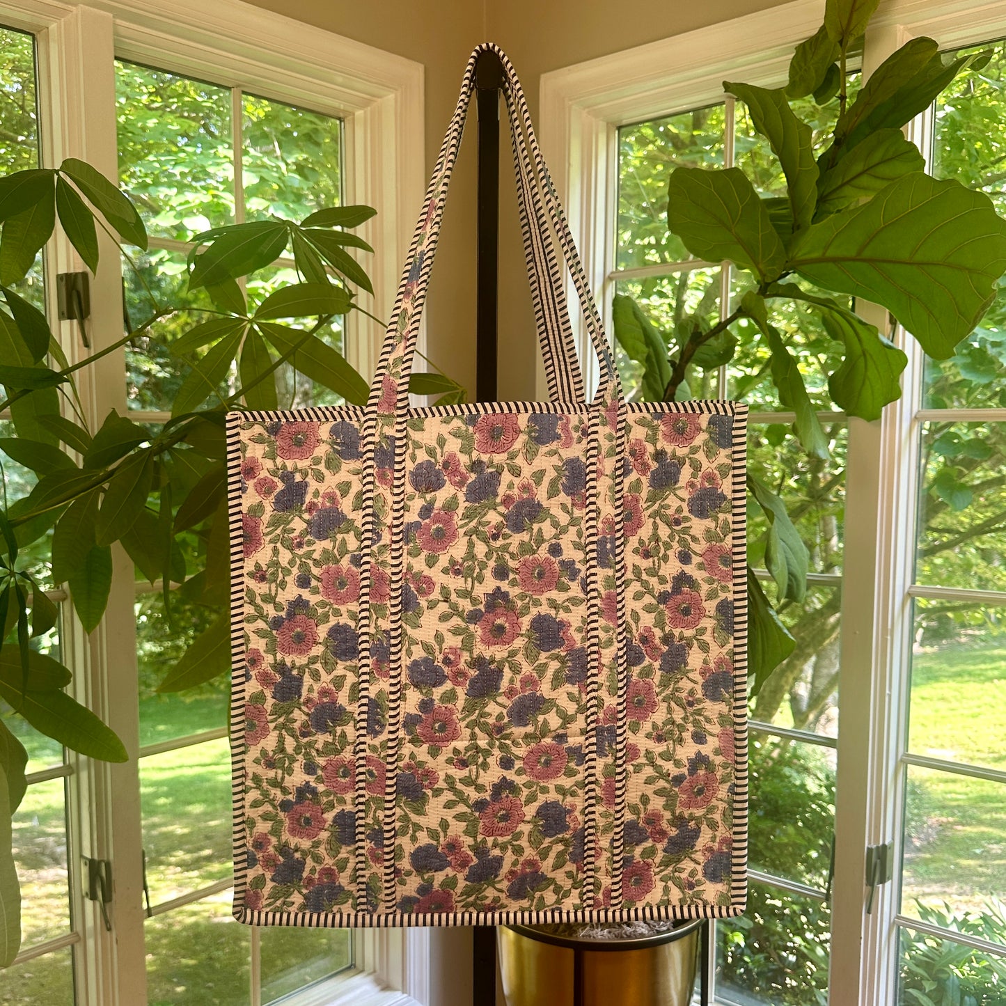 Tara Block Print Tote