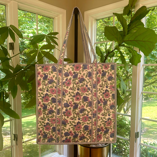 Tara Block Print Tote