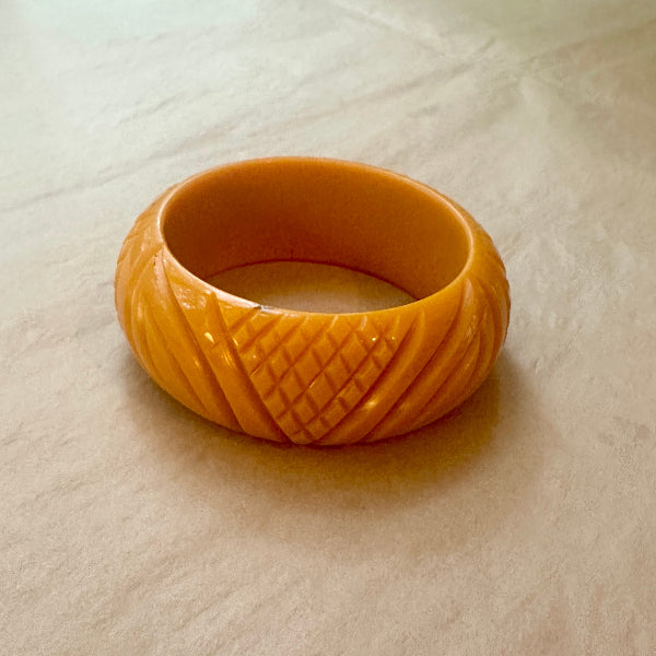 Carved Statement Bangle