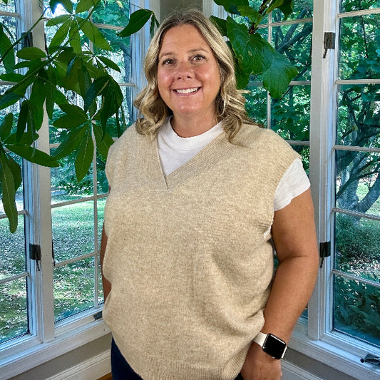 Oversized Oats Sweater Vest