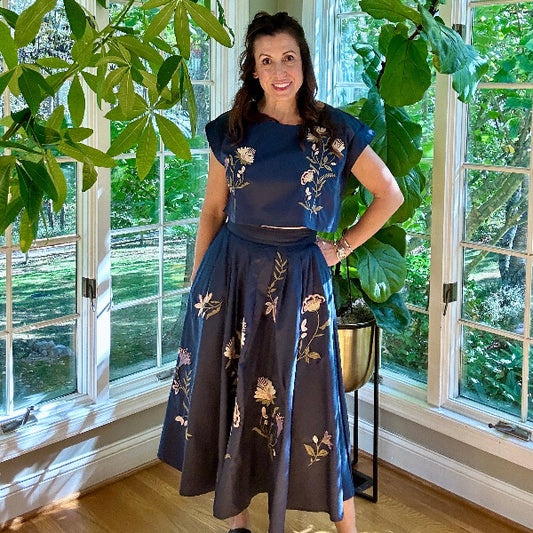 Modern Fall Flare Skirt