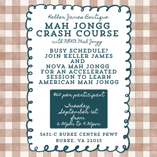 American Mah Jongg 101 Crash Course SEPT 1ST