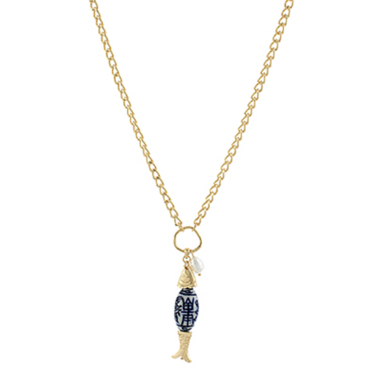 Fish Charm Necklace