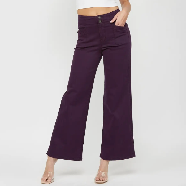 HR Navy Wide Leg Pants