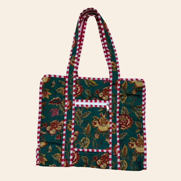Less Baggage Quilted Tote