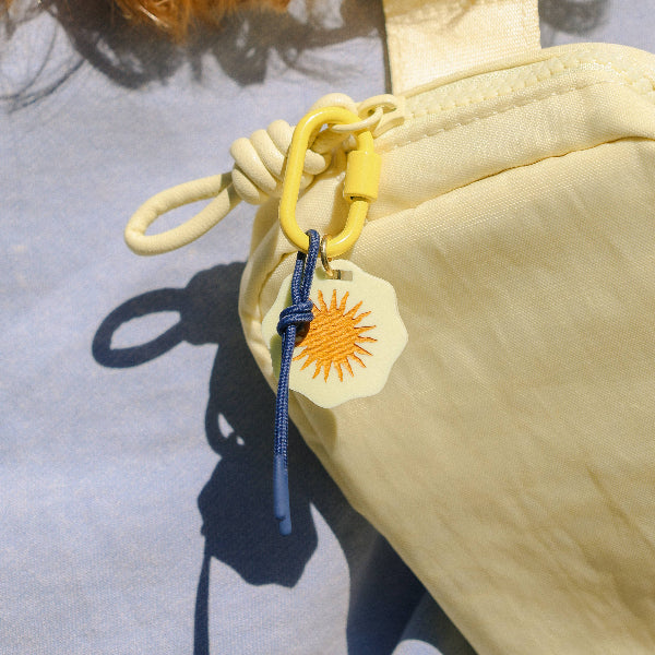 Golden Sun Bag Charm