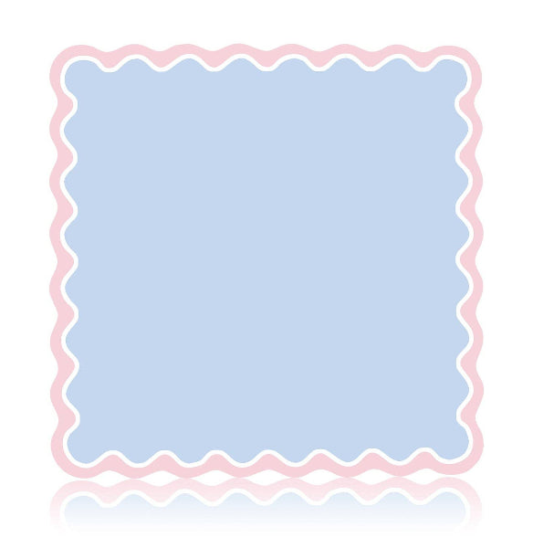 Scalloped Mahjong Table Mat