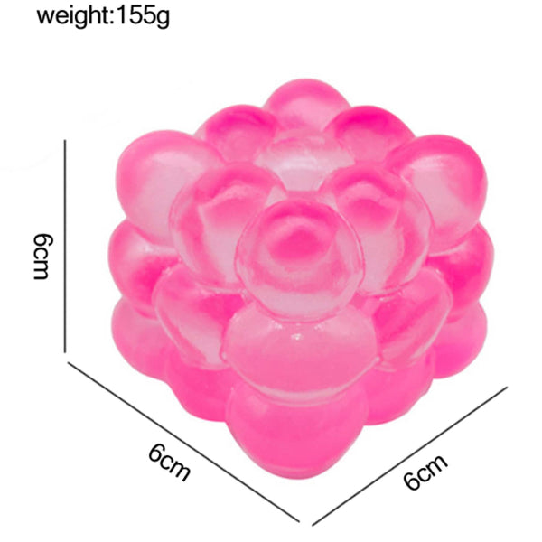 Pink Crystal Bubble Cube Squishy