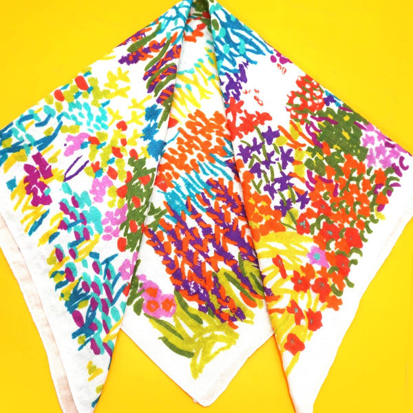 Cotton Floral Bandana Scarf