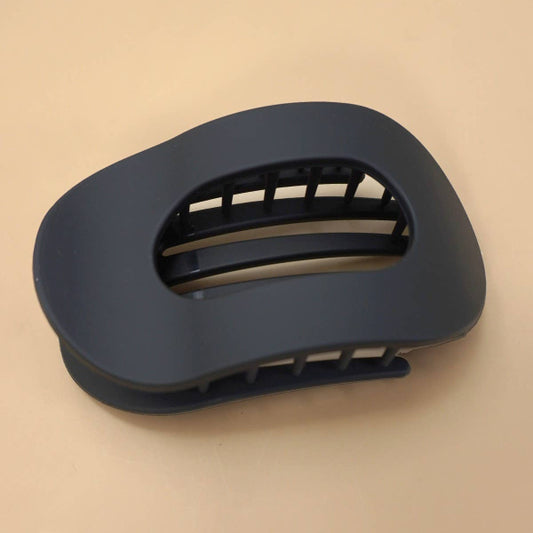 Jumbo Lay Flat Oval Hair Claw Clips