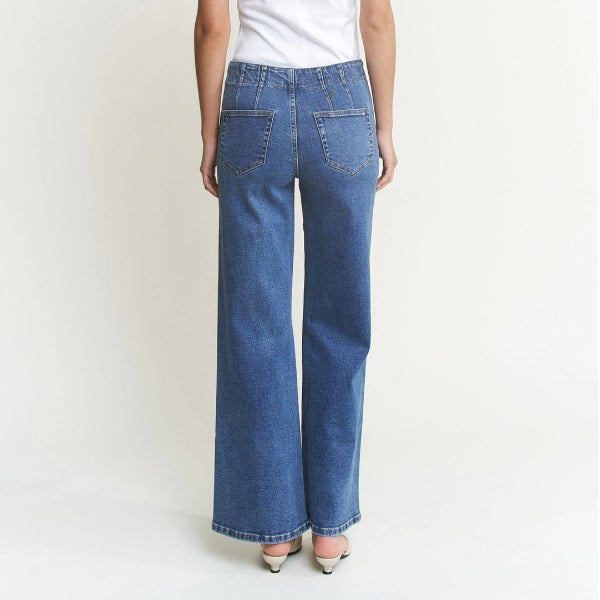 Super HR Denim w/ Double Button