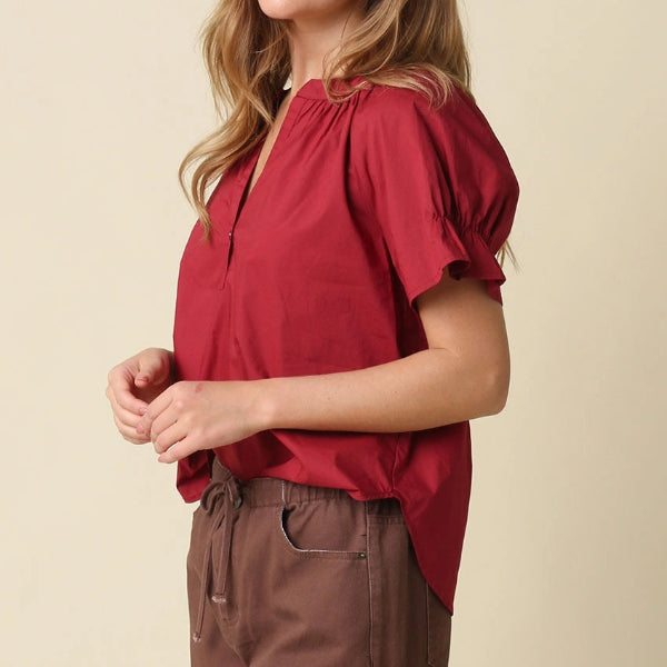 Hylee Peasant Top