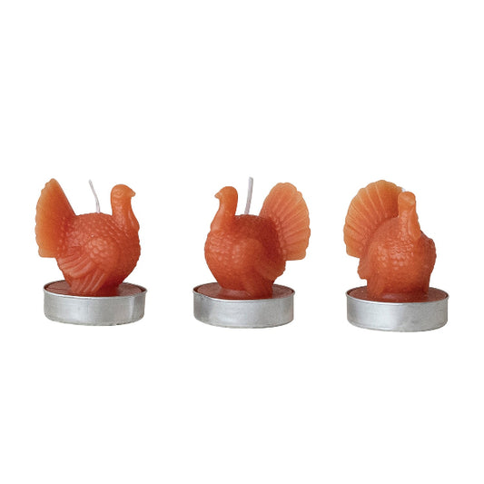 Turkey Shaped Tea Light Candles
