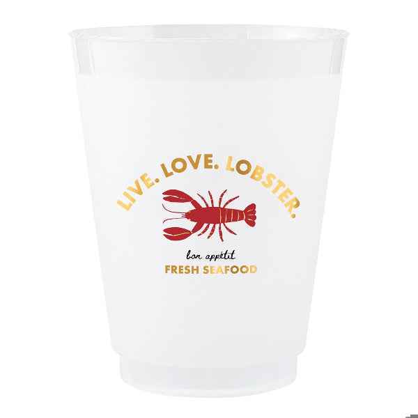 Live Love Lobster Cups