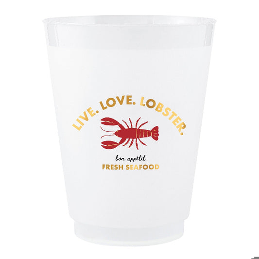 Live Love Lobster Cups