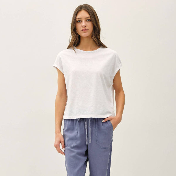 Boxy Cap Sleeve Tee