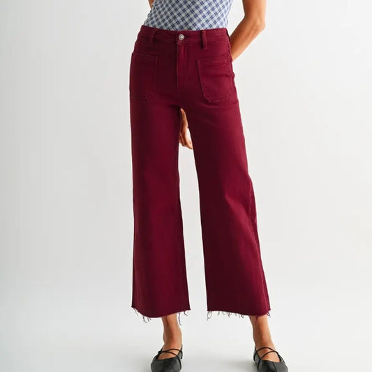 Barossa Wide Leg Crop Denim