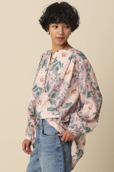 Julissa Vintage Floral Blouse