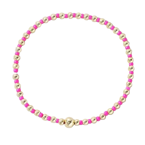 Colorful Ball Beaded Bracelet